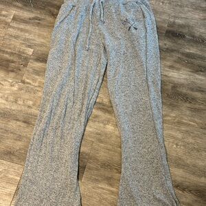 Gray Flared Sweatpants